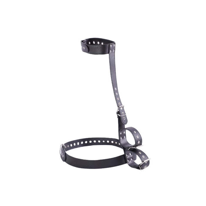 Restraint Set with Handcuffs - Black Restraint Set with Handcuffs - Black