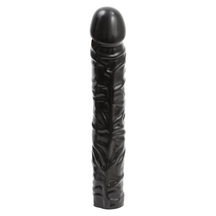 Classic Dong Realistic Dildo 25 cm Black (Vac-u-lock) - Doc Johnson - Veins