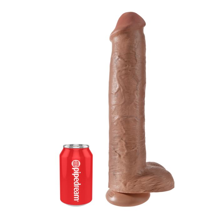 Realistic King Cock With Balls 38 cm (Tan) - Pipedream Realistic King Cock With Balls 38 cm (Tan) - Pipedream