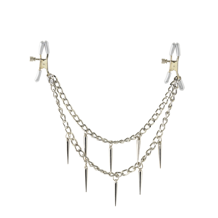 Rock Hard Nipple Tighteners with Chain - Pipedream Rock Hard Nipple Tighteners with Chain - Pipedream