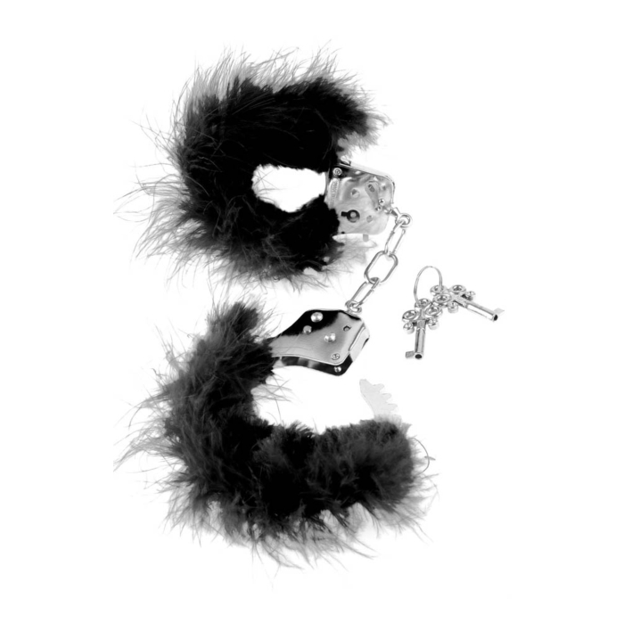 FF FEATHER LOVE CUFFS BLACK FF FEATHER LOVE CUFFS BLACK