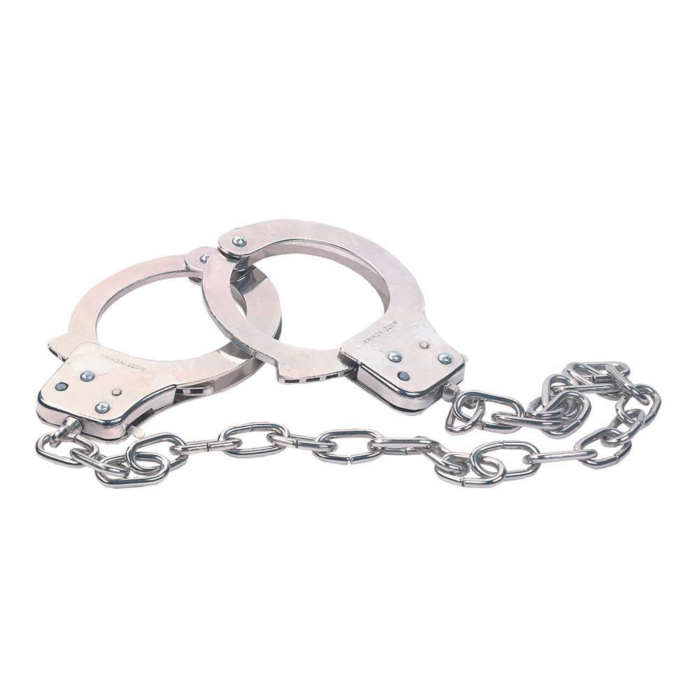 CHROME HANDCUFFS METAL HANDCUFFS W. KEY CHROME HANDCUFFS METAL HANDCUFFS W. KEY