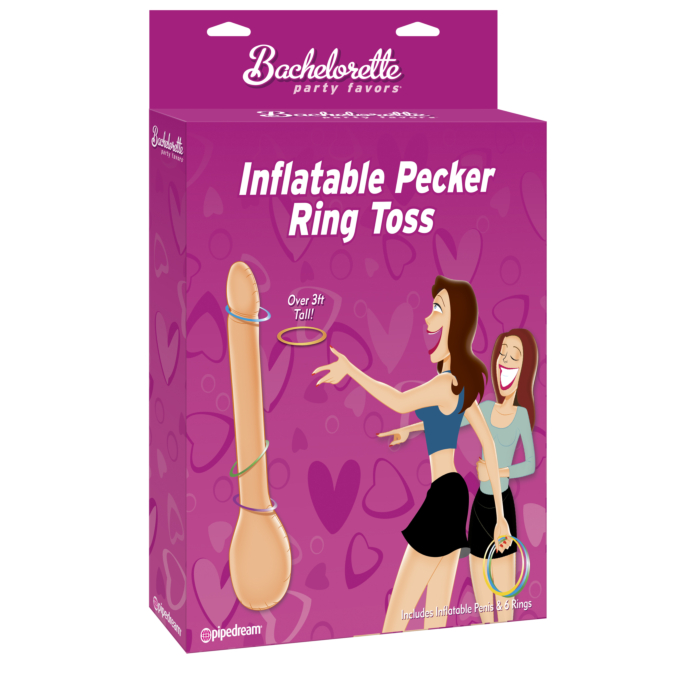 Bachelorette Party Favors Inflatable Pecker Ring Toss