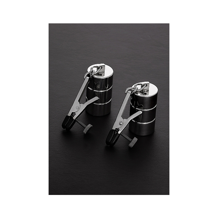 2 Adjustable Stainless Steel Nipple Tighteners with Changeable Weights - Triune 2 Adjustable Stainless Steel Nipple Tighteners with Changeable Weights - Triune