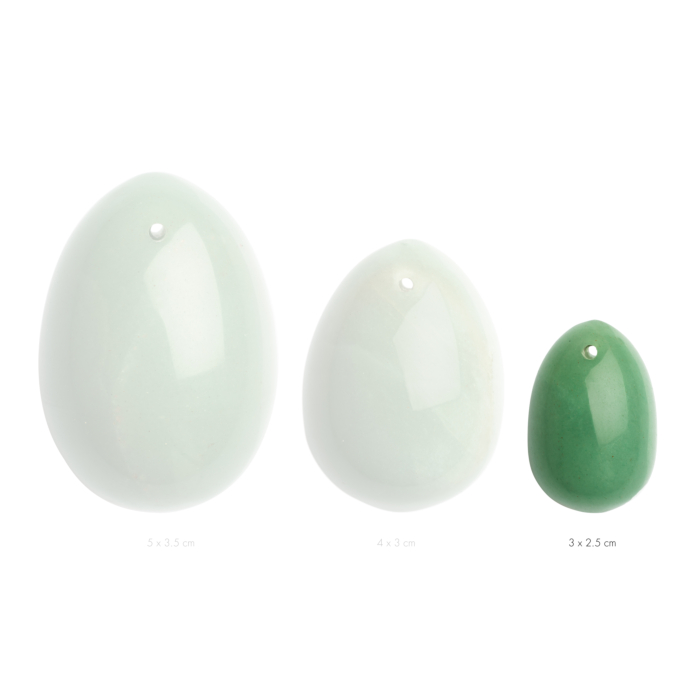 La Gemmes Yoni Vaginal Egg Small - Jade - Green La Gemmes Yoni Vaginal Egg Small - Jade - Green