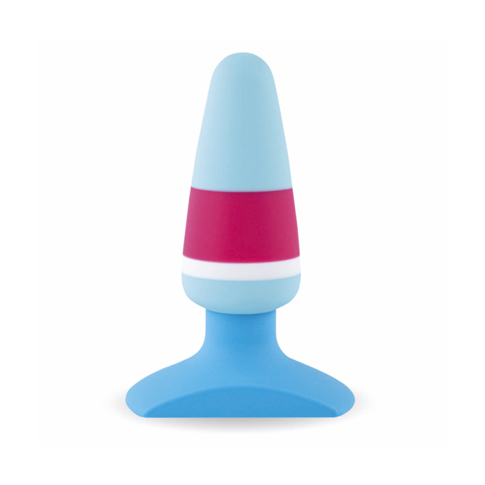Waterproof - Plugz Silicone Butt Plug Nr. 1 (Blue/Purple) - Feelztoys Waterproof - Plugz Silicone Butt Plug Nr. 1 (Blue/Purple) - Feelztoys