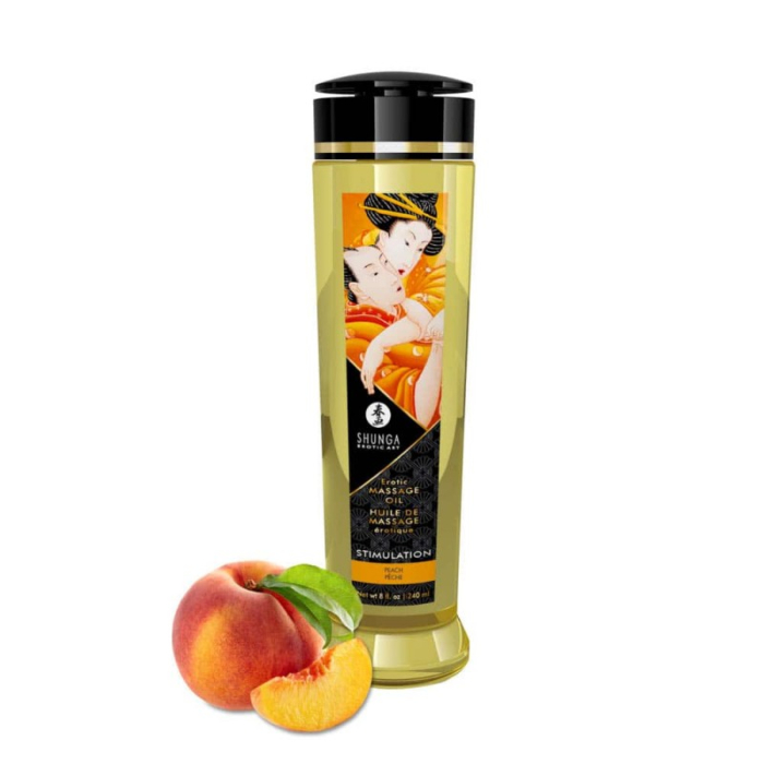 Shunga Erotic Massage Sexual Gel 240 ml - Peach - Organic Sensual Oil Shunga Erotic Massage Sexual Gel 240 ml - Peach - Organic Sensual Oil