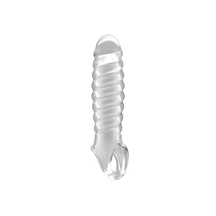 Sono Stretchy Ribbed Penis Extension (Translucent) - Shots Media - Cock Sleeve Sono Stretchy Ribbed Penis Extension (Translucent) - Shots Media - Cock Sleeve