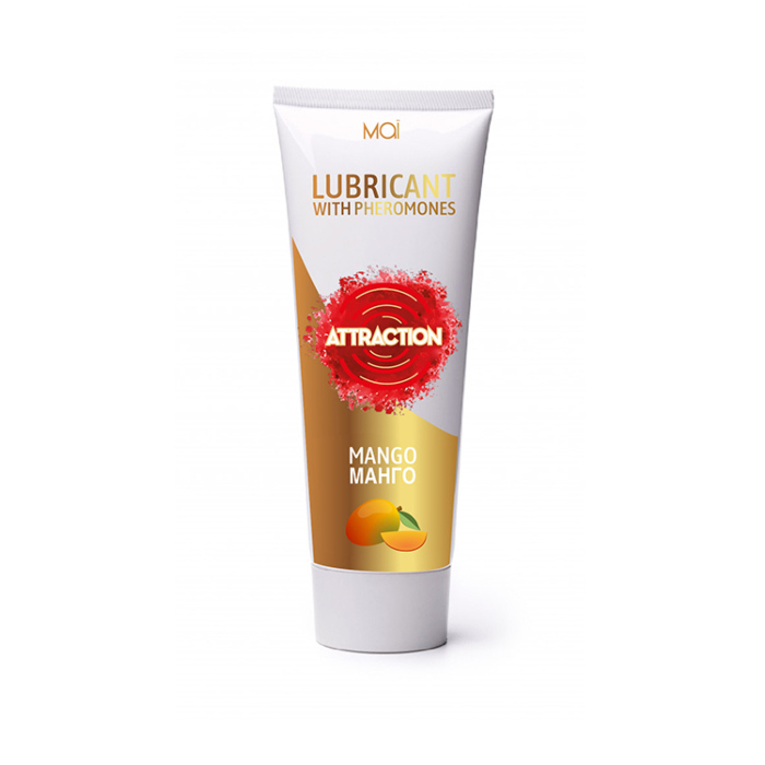 Attraction Mai Lubricant with Pheromones 75 ml - Mango - Flavoured Lube Attraction Mai Lubricant with Pheromones 75 ml - Mango - Flavoured Lube