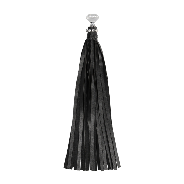 BDSM Diamond Studded Flogger  - Shots Media - Black