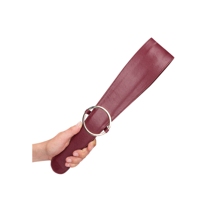 Ouch Halo - Belt Flogger - Burgundy Ouch Halo - Belt Flogger - Burgundy
