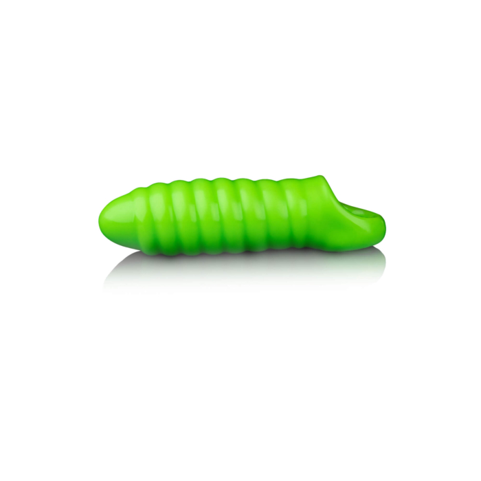 Swirl Thick Stretchy Penis Sleeve - Glow in the Dark Swirl Thick Stretchy Penis Sleeve - Glow in the Dark