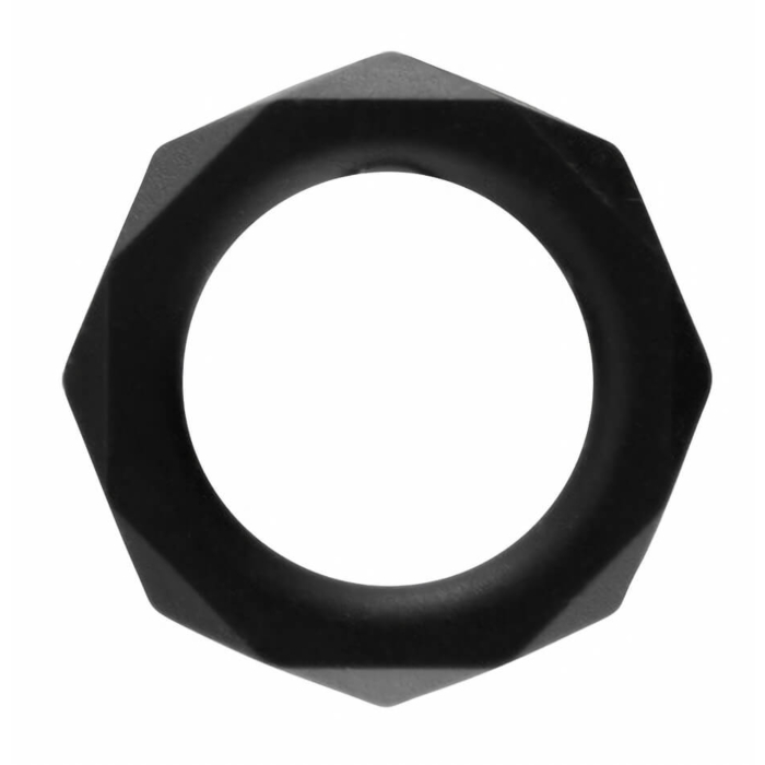 The Cocktagon Cock Ring L Black - Rock Rings - Silicone The Cocktagon Cock Ring L Black - Rock Rings - Silicone
