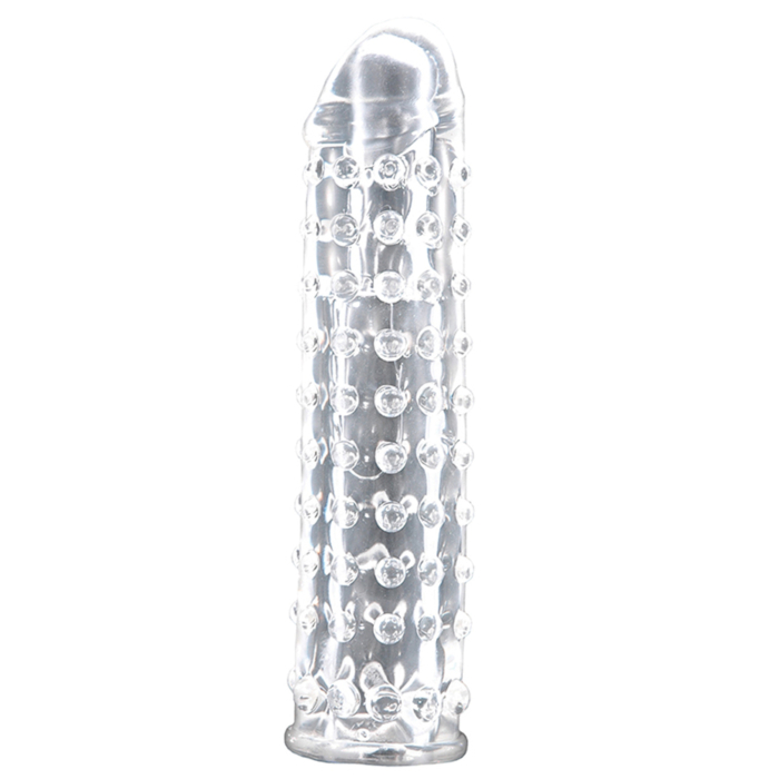 Vibrating Vibro-Penis Sleeve - Seven Creations - Transparent Vibrating Vibro-Penis Sleeve - Seven Creations - Transparent