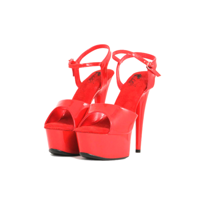 Red Patent Pump Sandals Red Patent Pump Sandals