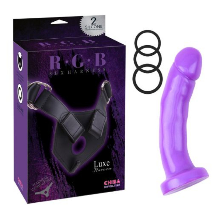 Chisa Novelties Harness and Probe Purple Chisa Novelties Harness and Probe Purple