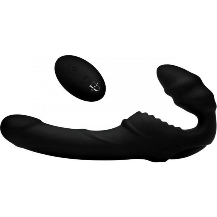 Strap U Pro Rider Strapless Strap-on Vibrator Black Strap U Pro Rider Strapless Strap-on Vibrator Black