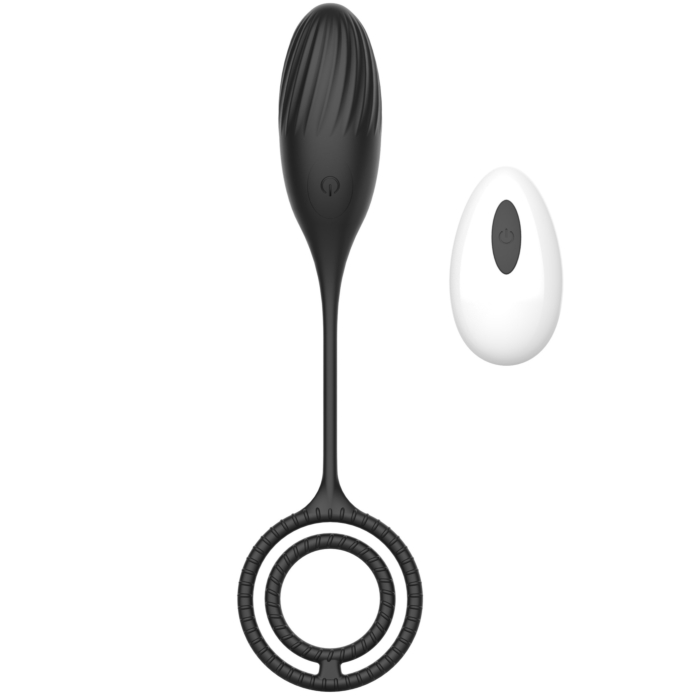 Vibrating Egg Elia Love 10 Vibration Modes Remote Control Silicone USB Black Mokko Toys