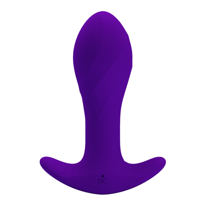 Rechargeable Anal Plug Massager with 12 Vibrating Functions (Purple) - Pretty Love - Silicone Butt Plug Rechargeable Anal Plug Massager with 12 Vibrating Functions (Purple) - Pretty Love - Silicone Butt Plug